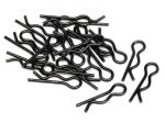 Spinki Do Karoserii Czarne 6mm HPI (20szt.)