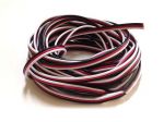 Przewód serwa trójżyłowy 3 x 0,13 mm/1 mb płaski (FUTABA)