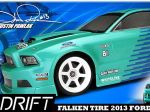 HPI FALKEN TIRE 2013 FORD MUSTANG E10 DRIFT RTR