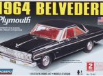 Model Plastikowy Do Sklejania Lindberg (USA) - 1964 Plymouth Belvedere