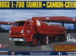 Model Plastikowy Do Sklejania Lindberg (USA) - Ciągnik siodłowy Dodge L-700 + Naczepa cysterna