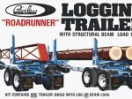 Model Plastikowy Do Sklejania AMT (USA) - Naczepa do drewna Peerless Logging Trailer