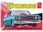 Model Plastikowy Do Sklejania AMT (USA) - 1965  Chevy Chevelle Super Wagon