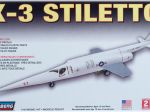 Model Plastikowy Do Sklejania Lindberg (USA) Samolot Douglas X-3 Stiletto