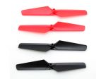 Komplet Śmigieł 2 x Czerwone 2 x Czarne WLtoys V929-02