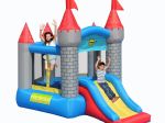 Zamek Pięciokątny Ze Zjeżdżalnią Zamek Dmuchany HappyHop