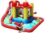 Wodne szaleństwo 9w1 Tor Przeszkód + Suchy Basen Zamek Dmuchany HappyHop